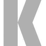 K Logo monochrome no bg